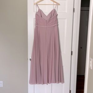 Women’s Mauve chiffon bridesmaid dress